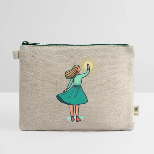 Let It Shine - Hemp Carry All Pouch