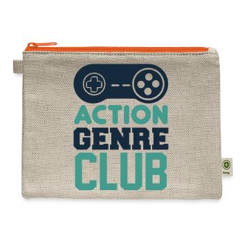 Action Genre Club - Hemp Carry All Pouch - natural/orange - Front