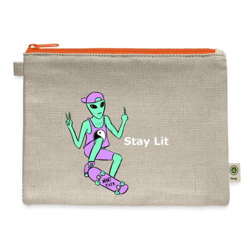 Stay Lit 2 - Hemp Carry All Pouch
