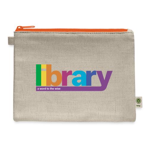 Vintage ALA: A word to the wise - library - Hemp Carry All Pouch