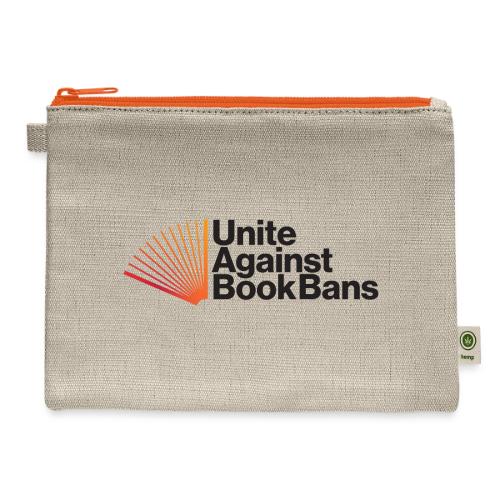 Unite Against Book Bans - Hemp Carry All Pouch