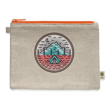 Go Camper - Hemp Carry All Pouch - natural/orange - Front