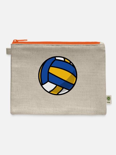sports - Hemp Carry All Pouch - natural/orange