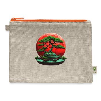 BONSAI - Hemp Carry All Pouch - natural/orange - Front