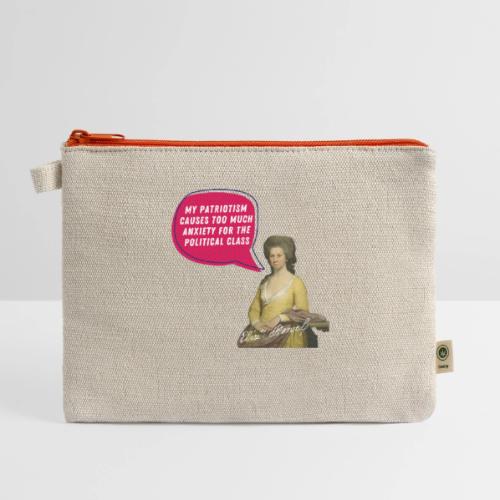 Elizabeth Powell Patriotic Design - Hemp Carry All Pouch