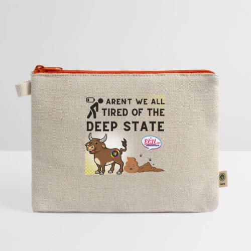 Tired poop light shirts - Hemp Carry All Pouch