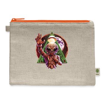 IlluminET17 - Hemp Carry All Pouch - natural/orange - Front