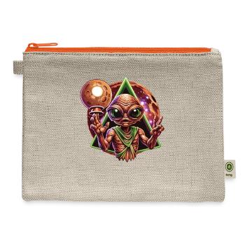 IlluminET10 - Hemp Carry All Pouch - natural/orange - Front