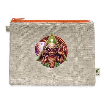 IlluminET6 - Hemp Carry All Pouch - natural/orange - Front