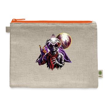 IlluminET52 - Hemp Carry All Pouch - natural/orange - Front