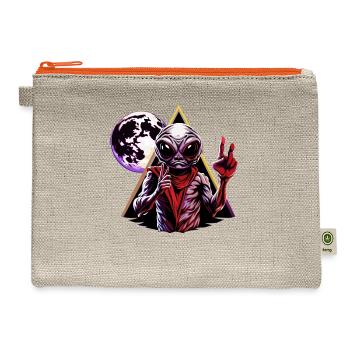 IlluminET82 - Hemp Carry All Pouch - natural/orange - Front