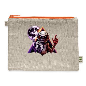 IlluminET87 - Hemp Carry All Pouch - natural/orange - Front