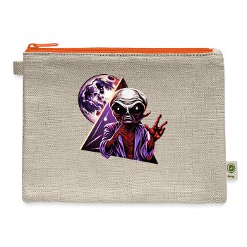 IlluminET90 - Hemp Carry All Pouch - natural/orange - Front
