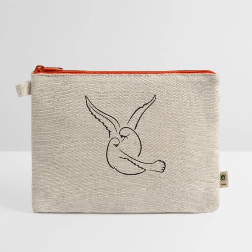 EMBRACED_TURTLEDOVES - Hemp Carry All Pouch