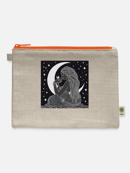 Sensual - Hemp Carry All Pouch - natural/orange