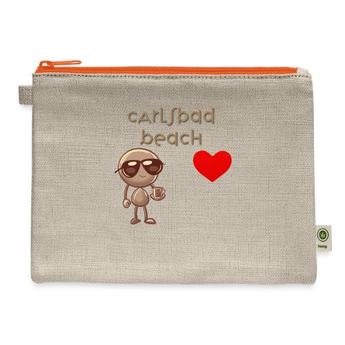 Smoon City_Carlsbad Beach - Hemp Carry All Pouch