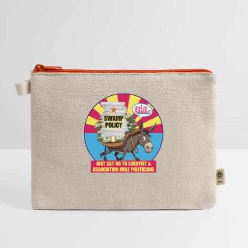 JUST SAY NO TO LOBBYIST MULES - Hemp Carry All Pouch