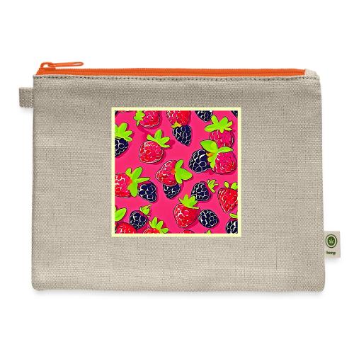 Berry Patch: Sweet Design - Hemp Carry All Pouch