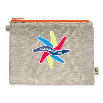core - Hemp Carry All Pouch - natural/orange - Front
