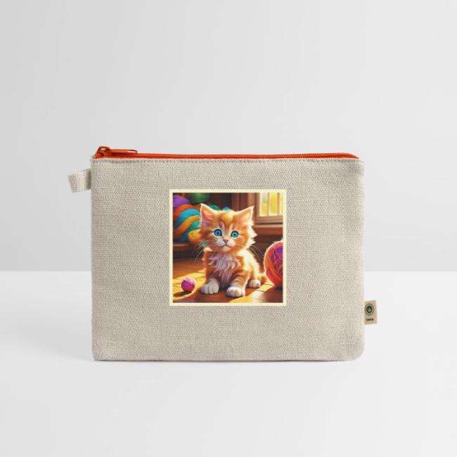 Cute Orange Kitten Art