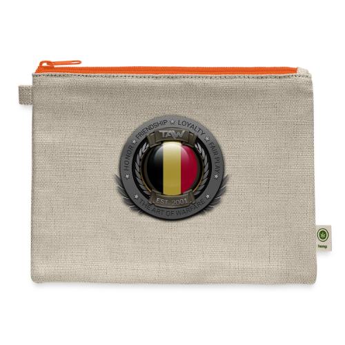 TAW SEAL flags Belgium - Hemp Carry All Pouch