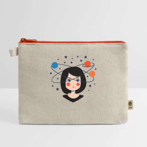 Spaced Out Girl – Mouse Pad - Hemp Carry All Pouch