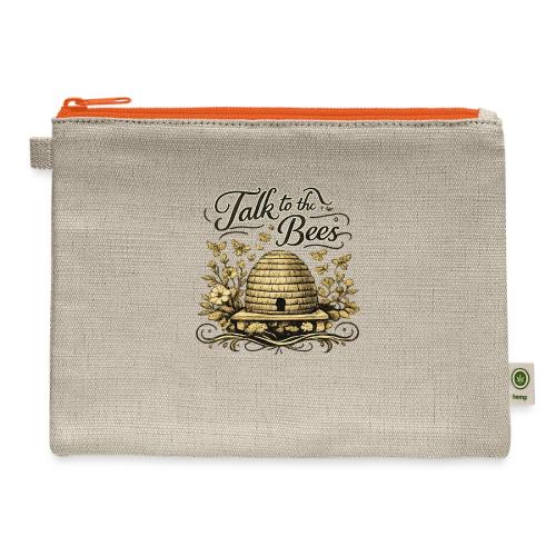 Talk To The Bees - Hemp Carry All Pouch