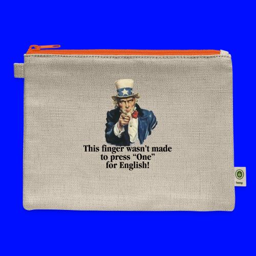 Uncle Sam - Finger - Hemp Carry All Pouch