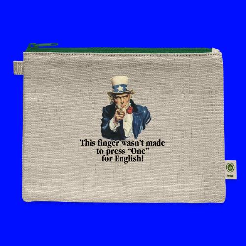 Uncle Sam - Finger - Hemp Carry All Pouch