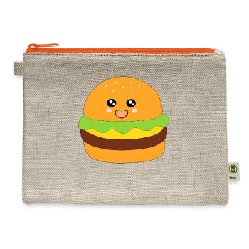 Hamburger - Hemp Carry All Pouch - natural/orange - Front