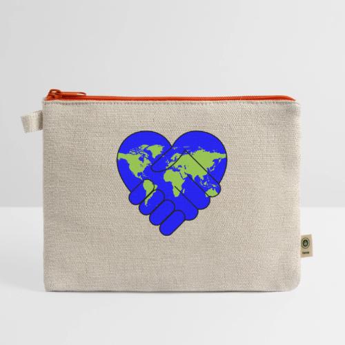 World United in Love - Hemp Carry All Pouch