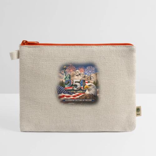 1776-2026 | Celebrating 250 Years of Freedom - Hemp Carry All Pouch