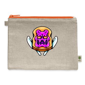 Bread And Monster Jam - Hemp Carry All Pouch - natural/orange - Front