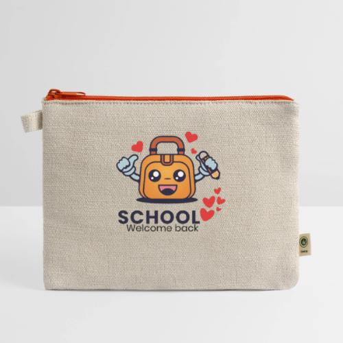 first day of school outfit- school Welcome back - Hemp Carry All Pouch