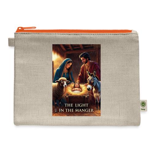 Nativity Manger T-Shirt - Hemp Carry All Pouch