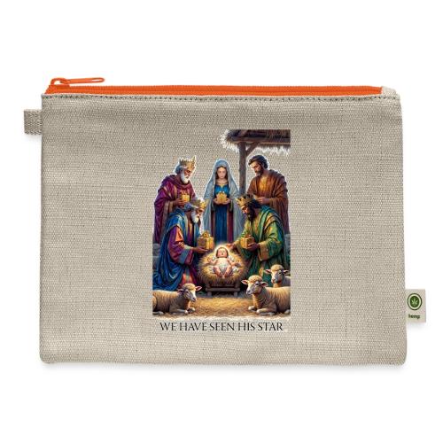 Three Wise Men T-Shirt - Hemp Carry All Pouch