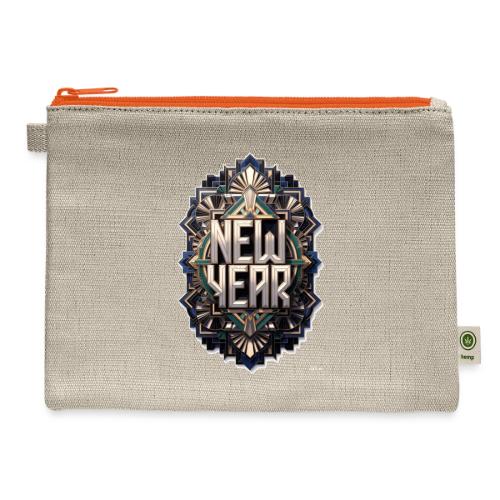 Evergreen New Year T-Shirt - Hemp Carry All Pouch