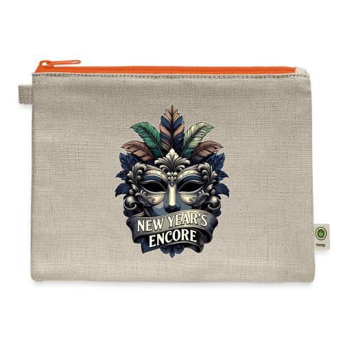 Masquerade Mask T-Shirt - Hemp Carry All Pouch