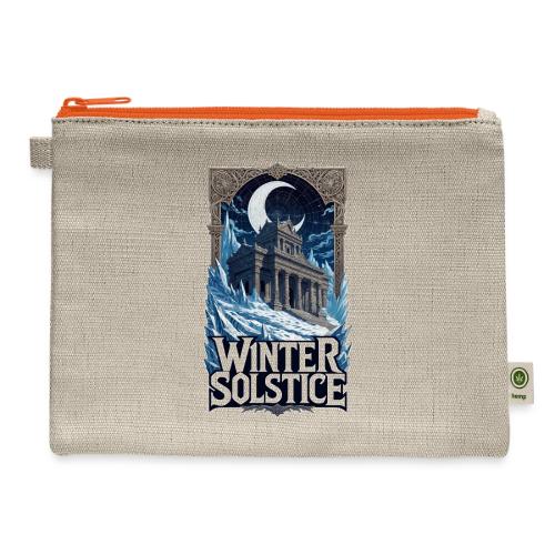 Winter Solstice Temple T-Shirt - Hemp Carry All Pouch