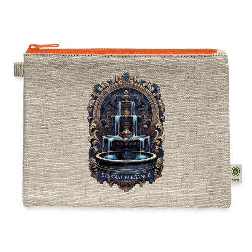 Gilded Baroque Fountain T-Shirt - Hemp Carry All Pouch