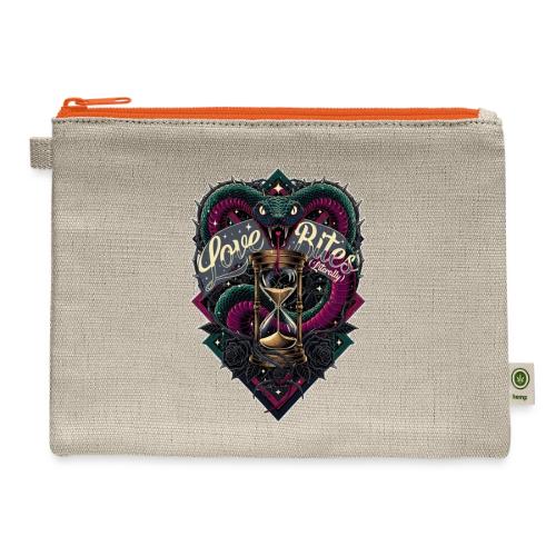Love Bites (Literally) T-Shirt - Hemp Carry All Pouch