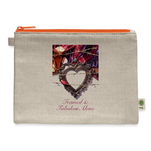 Framed & Fabulous Alone T-Shirt - Hemp Carry All Pouch