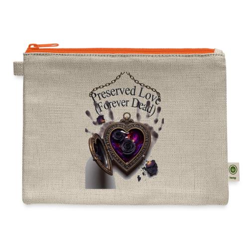Preserved Love (Forever Dead) T-Shirt - Hemp Carry All Pouch