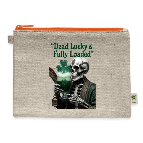 Lucky Skeleton Stout T-Shirt - Hemp Carry All Pouch