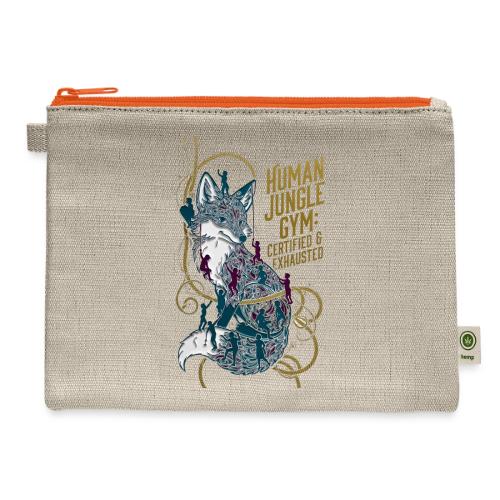Human Jungle Gym Fox Tee - Hemp Carry All Pouch