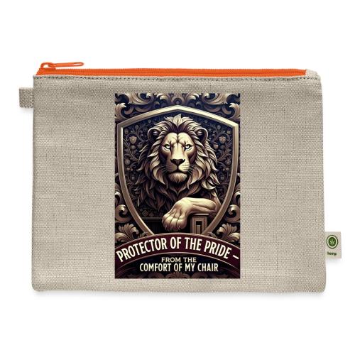 Lion King T Shirt, Funny Low-Effort Father Gift - Hemp Carry All Pouch