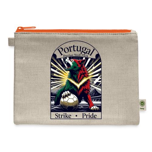 Portugal Iberian Wolf Soccer T Shirt, Pride Gift - Hemp Carry All Pouch