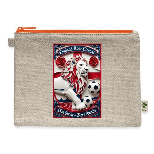 England Lion Soccer T Shirt, Football Pride Gift - Hemp Carry All Pouch