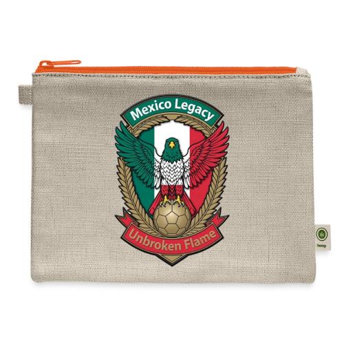 Mexico Eagle Legacy T-Shirt, Mexican Pride Gift - Hemp Carry All Pouch