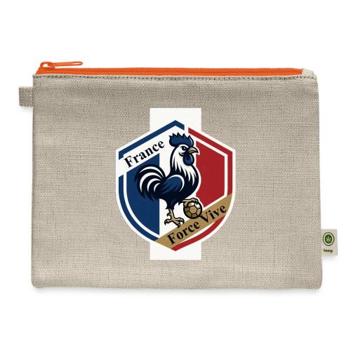 France Rooster T-Shirt, Bleu-Blanc-Rouge gift - Hemp Carry All Pouch